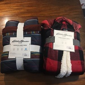 Eddie Bauer Throw Blanket Bundle (2 Throws)